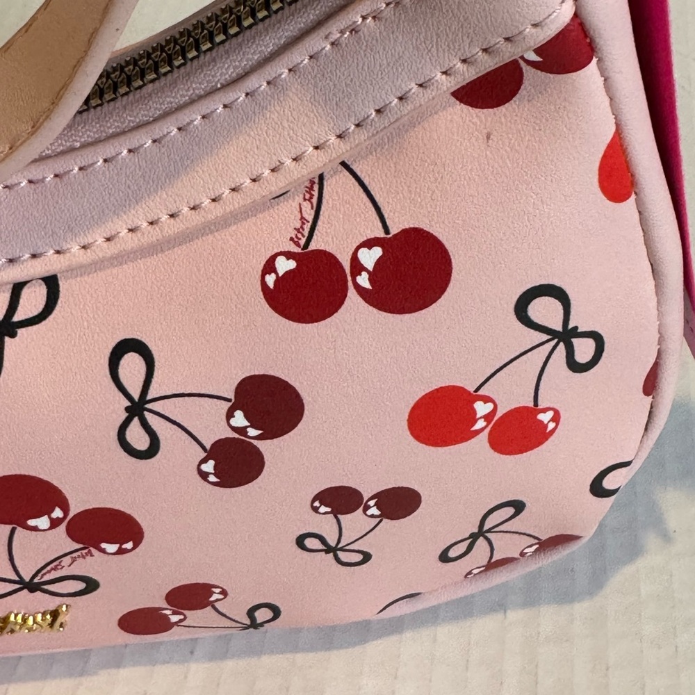 Betsey Johnson Pink and Cream Handbag - Picture 10 of 13